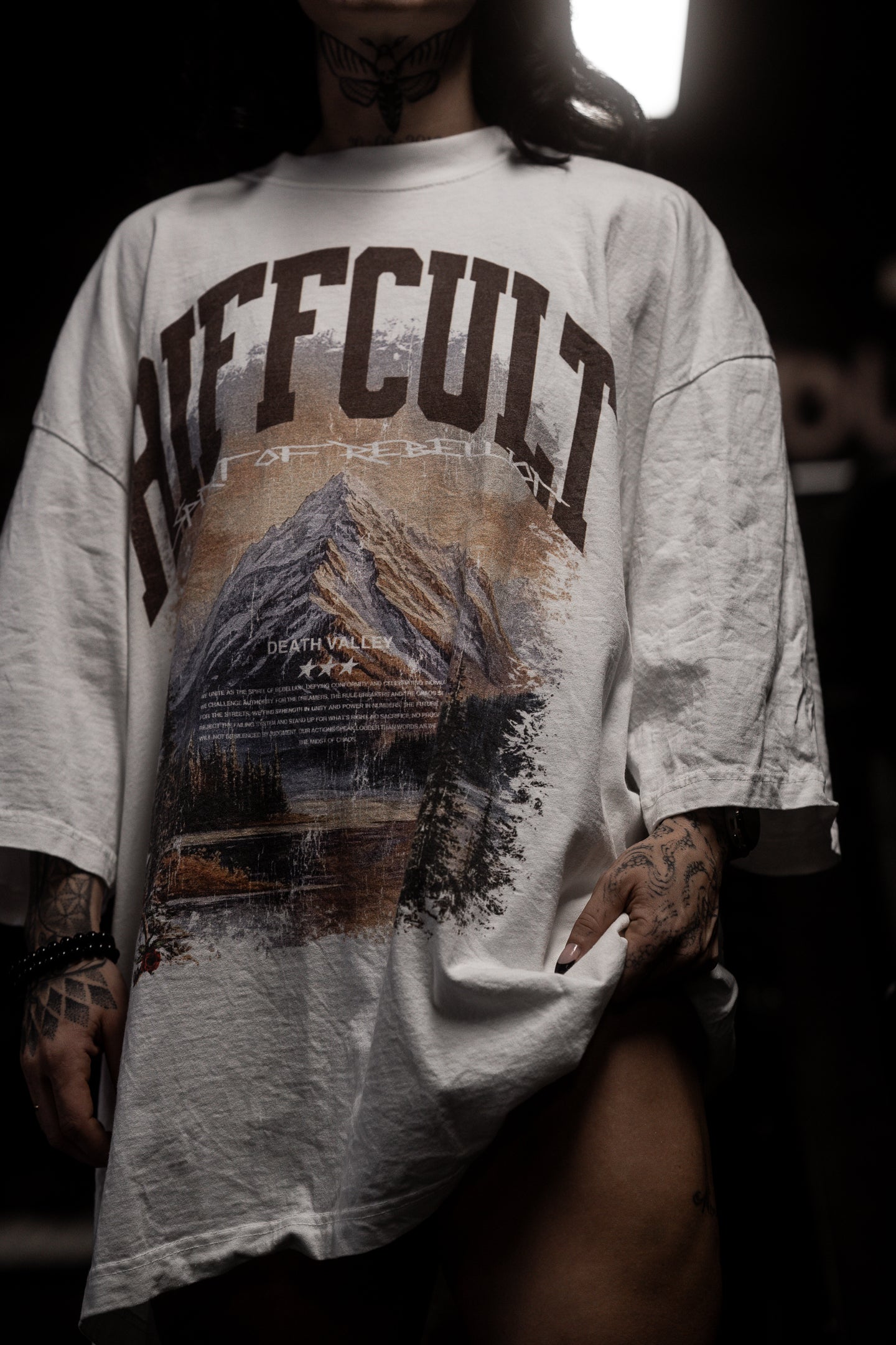 MOUNTAINS TEE - WHITE