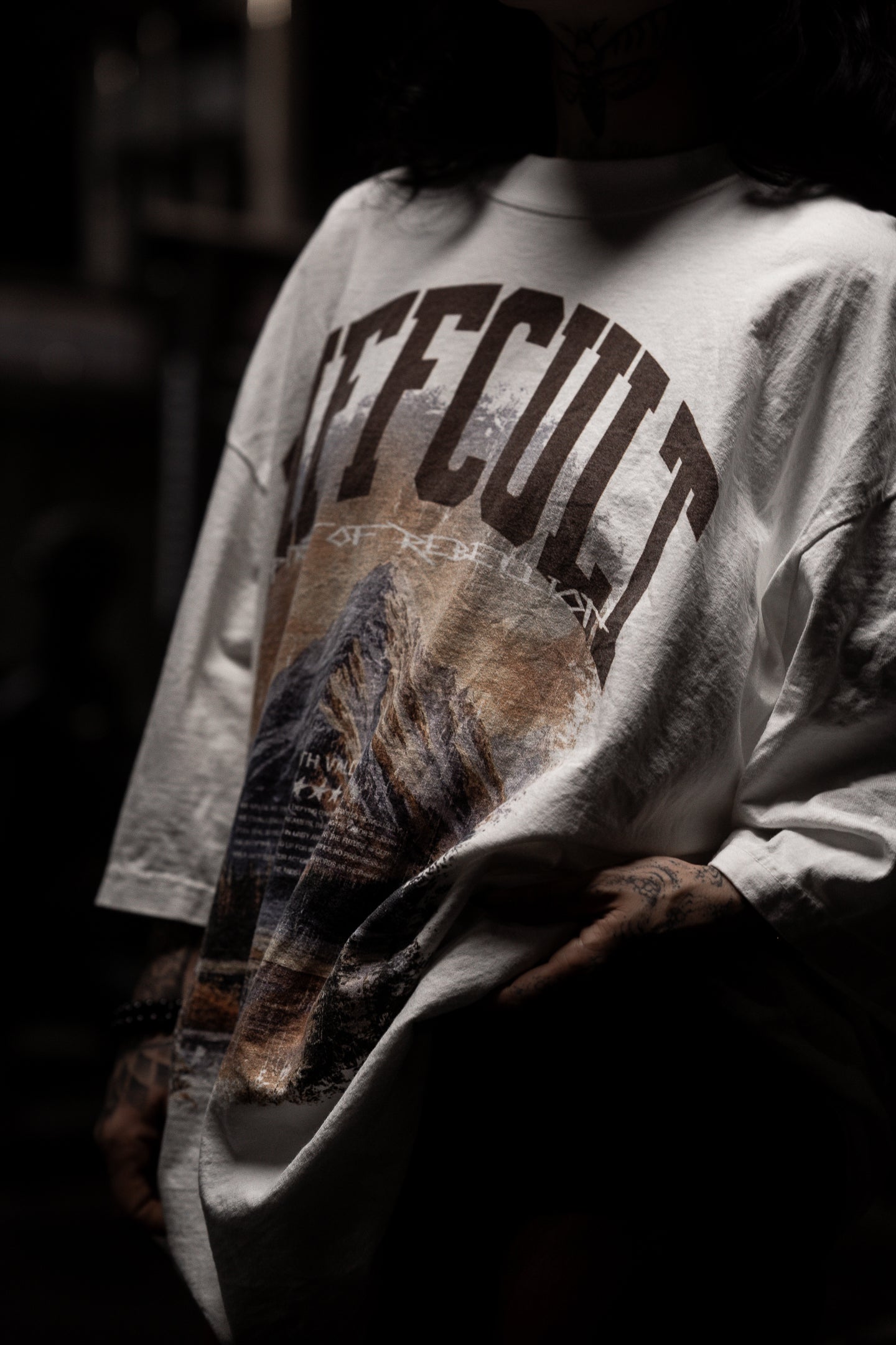 MOUNTAINS TEE - WHITE
