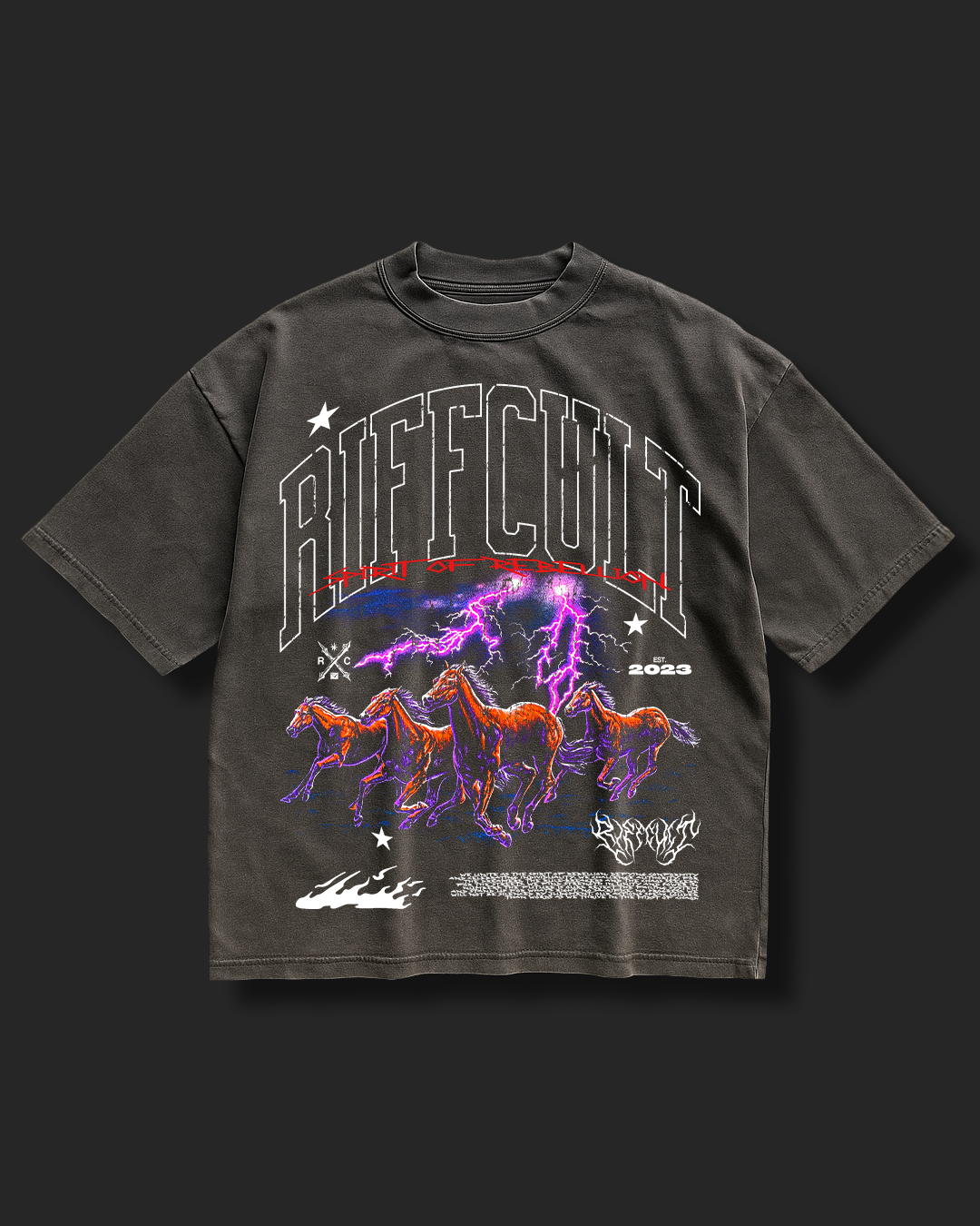 STORM TEE - VINTAGE BLACK